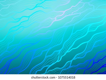 Light BLUE vector natural abstract texture. Geometric doodle illustration in Origami style with gradient. Brand-new design for your business.