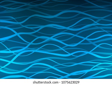 Light BLUE vector natural abstract background. Glitter abstract illustration with doodles and Zen tangles. The template can be used as a background for cell phones.