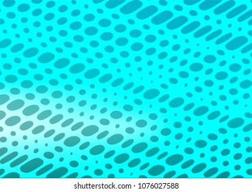 Light BLUE vector natural abstract pattern. Colorful illustration in abstract style with doodles and Zen tangles. The textured pattern can be used for website.
