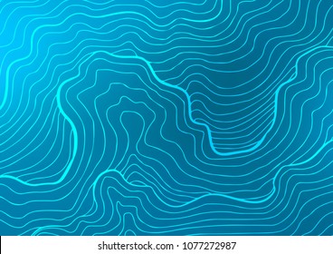 Light BLUE vector natural abstract pattern. Creative illustration in blurred style with doodles and Zen tangles. Brand-new design for your business.