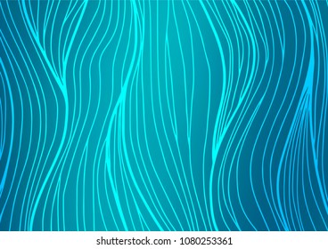 Light BLUE vector natural abstract background. An elegant bright illustration with lines in Natural style. A completely new template for your business design.