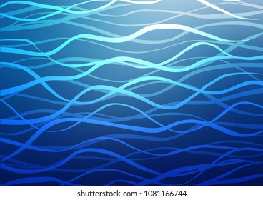 Light BLUE vector natural abstract pattern. Modern geometrical abstract illustration with doodles. The textured pattern can be used for website.