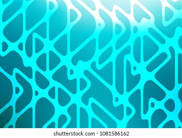 Light BLUE vector natural abstract pattern. Creative illustration in blurred style with doodles and Zen tangles. The pattern can be used for wallpapers and coloring books.