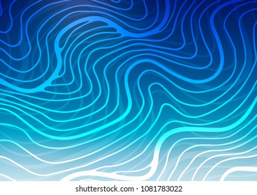 Light BLUE vector natural abstract pattern. Sketchy hand drawn doodles on blurred background. Brand-new design for your business.
