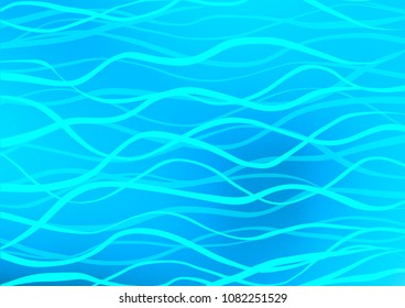 Light BLUE vector natural abstract background. Sketchy hand drawn doodles on blurred background. Brand-new design for your business.