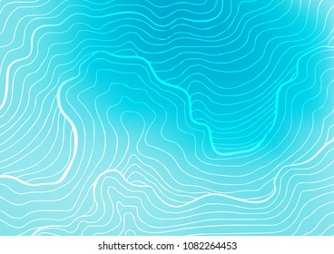 Light BLUE vector natural abstract template. Creative illustration in blurred style with doodles and Zen tangles. The template can be used as a background for cell phones.