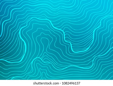 Light BLUE vector natural abstract pattern. An elegant bright illustration with lines in Natural style. The best blurred design for your business.