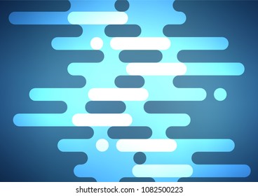 Light BLUE vector natural abstract texture. Colorful abstract illustration with lines in Asian style. The template can be used as a background for cell phones.