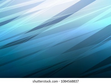 Light BLUE vector natural abstract pattern. Brand new colored illustration in blurry style with doodles. The completely new template can be used for your brand book.