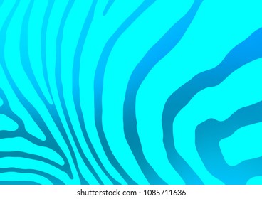 Light BLUE vector natural abstract template. Brand-new colored illustration in blurry style with doodles. The textured pattern can be used for website.