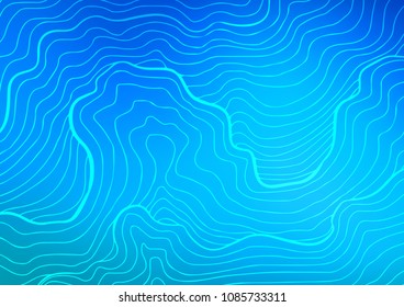 Light BLUE vector natural abstract pattern. Decorative shining illustration with doodles on abstract template. The elegant pattern can be used as a part of a brand book.