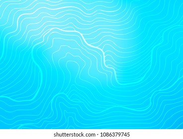 Light BLUE vector natural abstract template. A completely new color illustration in doodle style. The completely new template can be used for your brand book.