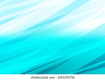 Light BLUE vector natural abstract texture. A vague abstract illustration with doodles in Indian style. Brand new design for your business.