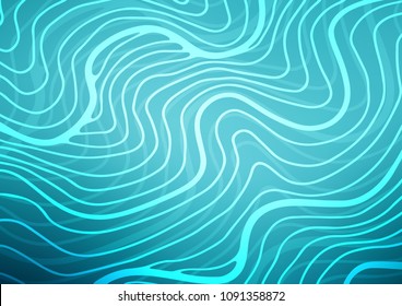 Light BLUE vector natural abstract background. Brand-new colored illustration in blurry style with doodles. The textured pattern can be used for website.