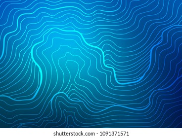 Light BLUE vector natural abstract pattern. A completely new color illustration in doodle style. The best blurred design for your business.