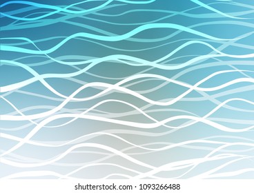 Light BLUE vector natural abstract texture. An elegant bright illustration with lines in Natural style. The textured pattern can be used for website.