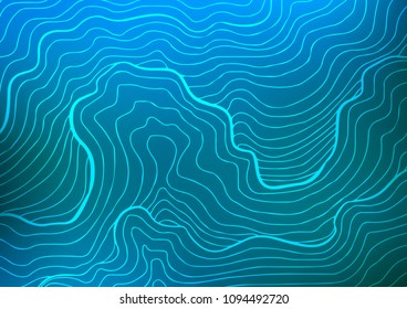 Light BLUE vector natural abstract pattern. Colorful illustration in abstract style with doodles and Zen tangles. The best blurred design for your business.