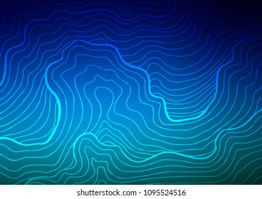Light BLUE vector natural abstract background. Colorful illustration in abstract style with doodles and Zen tangles. A completely new template for your business design.