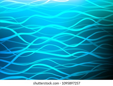 Light BLUE vector natural abstract template. Sketchy hand drawn doodles on blurred background. Brand-new style for your business design.