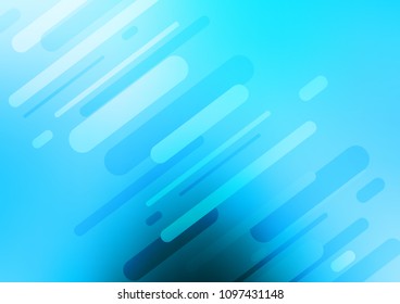 Light BLUE vector natural abstract texture. Colorful abstract illustration with lines in Asian style. The best blurred design for your business.