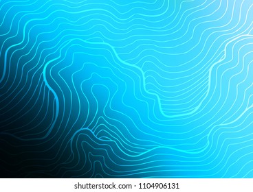 Light BLUE vector natural abstract template. Sketchy hand drawn doodles on blurred background. Brand-new design for your business.
