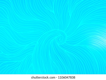 Light BLUE vector natural abstract texture. Geometric doodle illustration in Origami style with gradient. The best blurred design for your business.