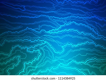 Light BLUE vector natural abstract pattern. Ethnic elegant natural pattern with gradient. Brand-new design for your business.