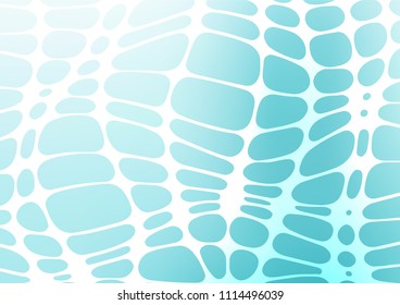 Light BLUE vector natural abstract background. Colorful illustration in abstract style with doodles and Zen tangles. The elegant pattern can be used as a part of a brand book.