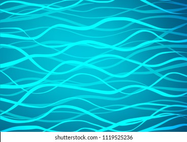 Light BLUE vector natural abstract texture. Geometric doodle illustration in Origami style with gradient. The template can be used as a background for cell phones.