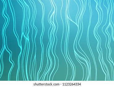 Light BLUE vector natural abstract texture. Geometric doodle illustration in Origami style with gradient. The completely new template can be used for your brand book.