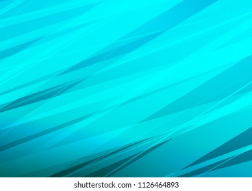 Light BLUE vector natural abstract diagonal lines. Ethnic elegant natural pattern with gradient. A new texture for your design.