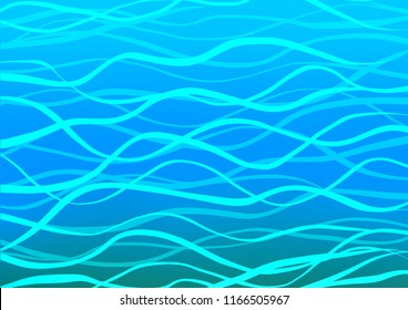 Light BLUE vector natural abstract texture. A completely new color illustration in doodle style. Hand painted design for web, wrapping, wallpaper.