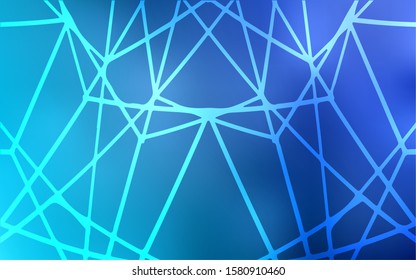 Light BLUE vector natural abstract template. An elegant bright illustration with lines drawn by child in Natural style. The pattern can be used for heads of websites and designs.