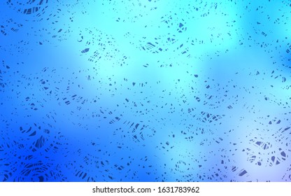 Light BLUE vector natural abstract design. Roses on elegant natural pattern with gradient. A new texture for your design.