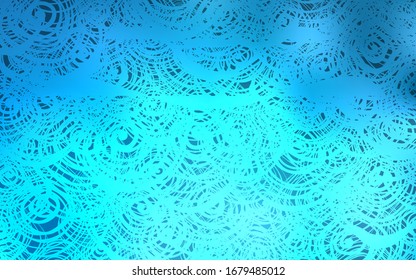 Diseño abstracto natural vectorial AZUL claro. Ilustración creativa de estilo borroso con rosas. El mejor diseño borroso para su negocio.