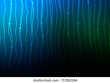 Light BLUE vector natural abstract background. Ethnic elegant natural pattern with gradient. Brand-new style for your business design.