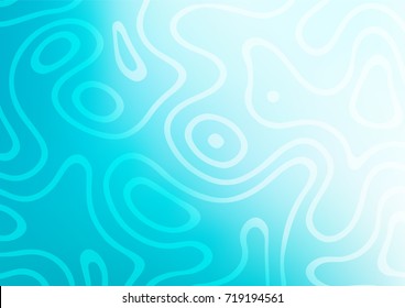 Light BLUE vector natural abstract background. Shining colored illustration with doodles in Arabic style. A completely new template for your business design.