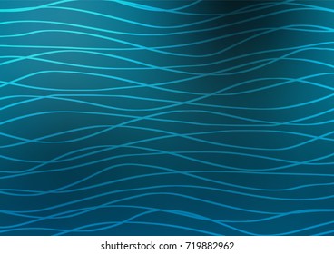 Light BLUE vector natural abstract pattern. An elegant bright illustration with lines in Natural style. Hand painted design for web, wrapping, wallpaper.