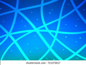 Light BLUE vector natural abstract pattern. Ethnic elegant natural pattern with gradient. The elegant pattern can be used as a part of a brand book.
