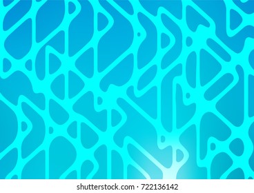 Light BLUE vector natural abstract background. An elegant bright illustration with lines in Natural style. The best blurred design for your business.