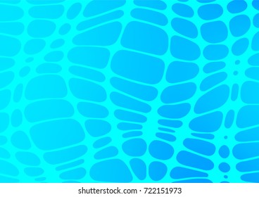 Light BLUE vector natural abstract texture. Colorful abstract illustration with lines in Asian style. The doodle design can be used for your web site.