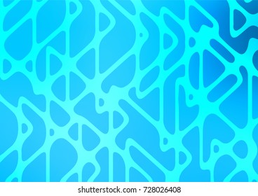 Light BLUE vector natural abstract pattern. Geometric doodle illustration in Origami style with gradient. The textured pattern can be used for website.