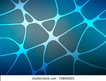 Light BLUE vector natural abstract texture. Colorful illustration in abstract style with doodles and Zen tangles. Hand painted design for web, leaflet, textile.