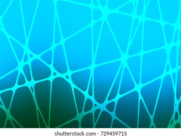 Light BLUE vector natural abstract texture. Glitter abstract illustration with doodles and Zen tangles. The pattern can be used for wallpapers and coloring books.