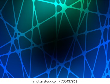 Light BLUE vector natural abstract background. Blurred decorative design in Indian style with Zen tangles. The pattern can be used for wallpapers and coloring books.