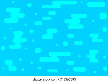 Light BLUE vector natural abstract texture. A completely new color illustration in doodle style. The completely new template can be used for your brand book.