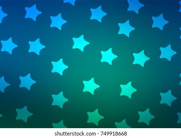 Light BLUE vector natural abstract pattern. Shining colored illustration with doodles in Zen tangle style. The pattern can be used for coloring books and pages for kids.