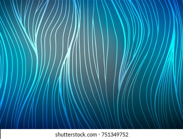 Light BLUE vector natural abstract texture. Modern geometrical abstract illustration with doodles. Hand painted design for web, leaflet, textile.