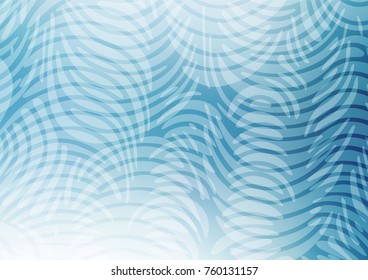 Light BLUE vector natural abstract background. Doodles on blurred abstract background with gradient. The elegant pattern can be used as a part of a brand book.