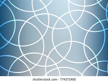 Light BLUE vector natural abstract pattern. Geometric doodle illustration in Origami style with gradient. Brand-new style for your business design.